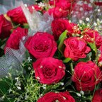 Букет из красных роз